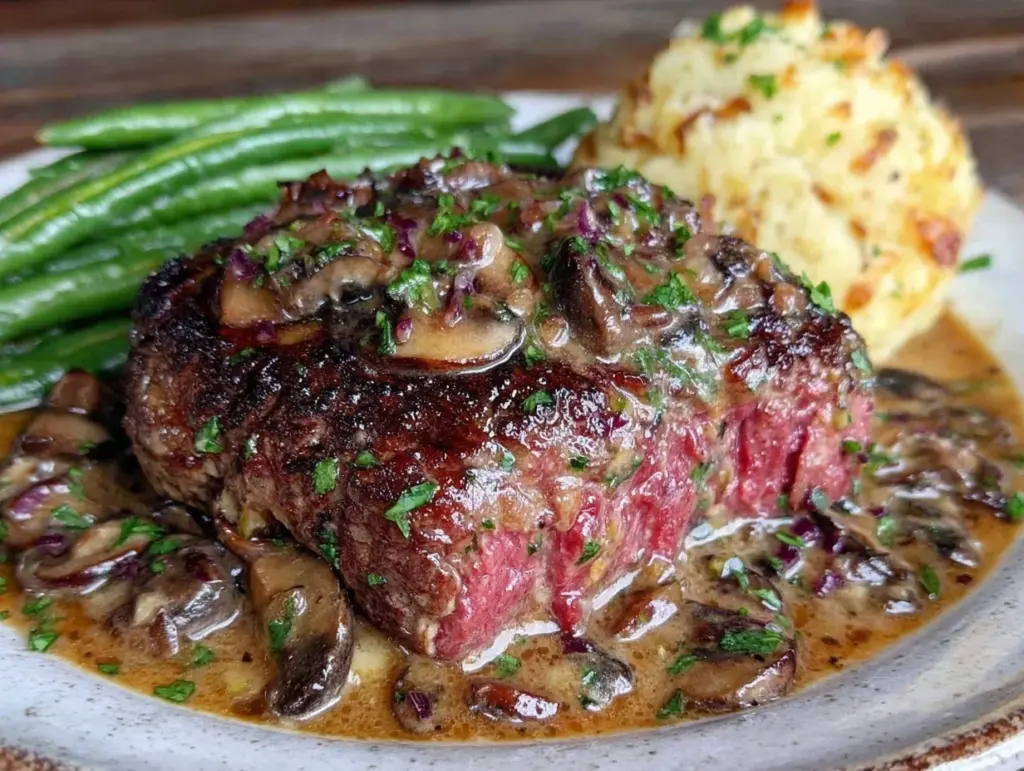 steak diane recipe - featured image