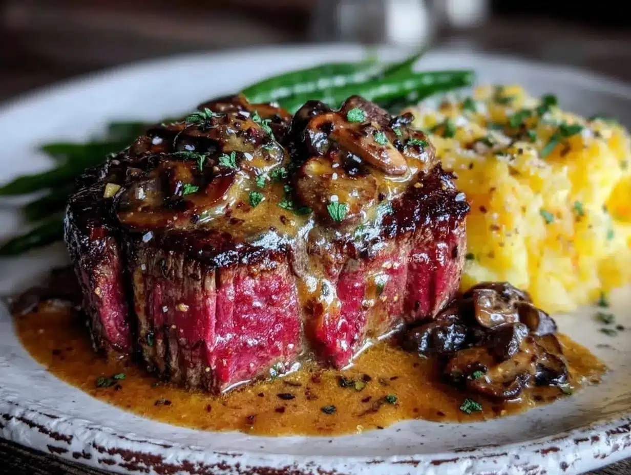 steak diane recipe preparation steps