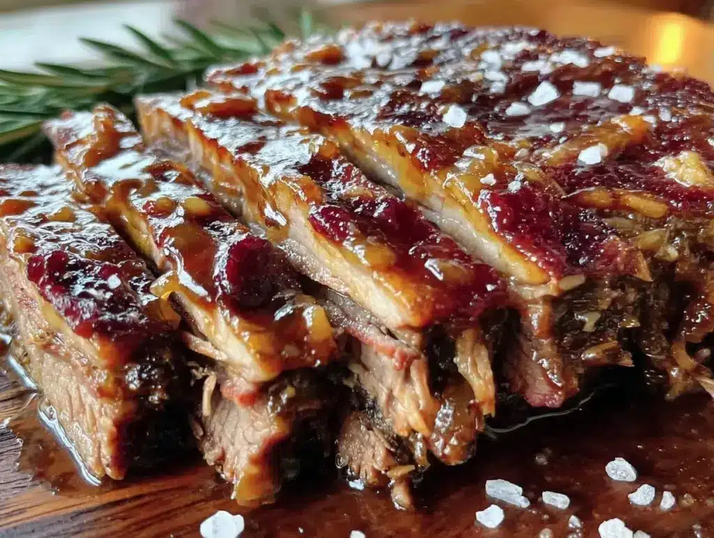 tender braised brisket recipe - featured image