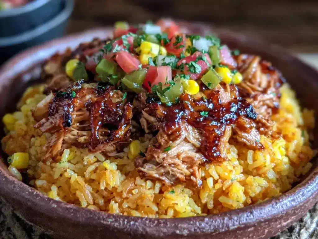 Tex-Mex rice with smoky chipotle chicken - featured image
