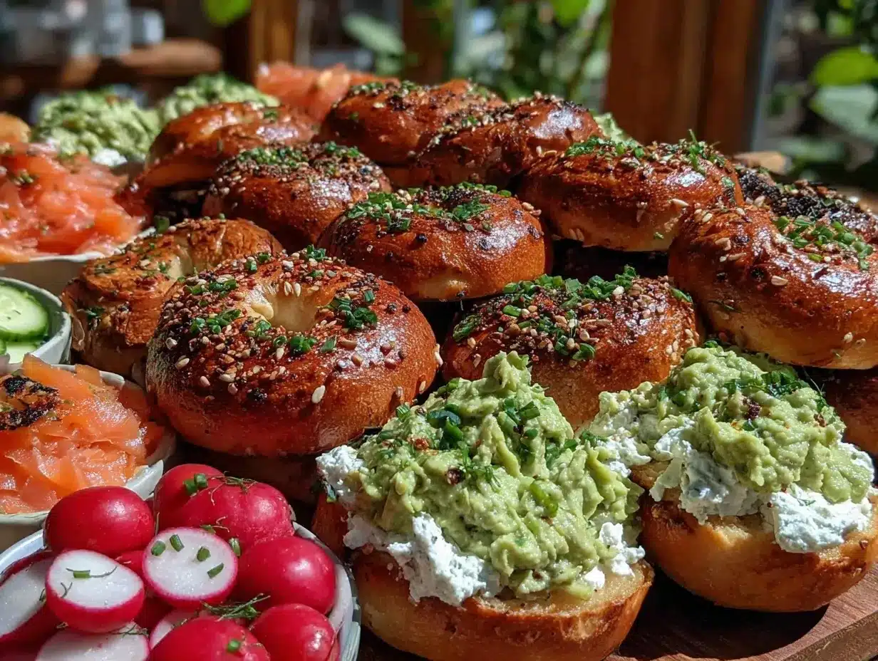 ultimate bagel bar preparation steps