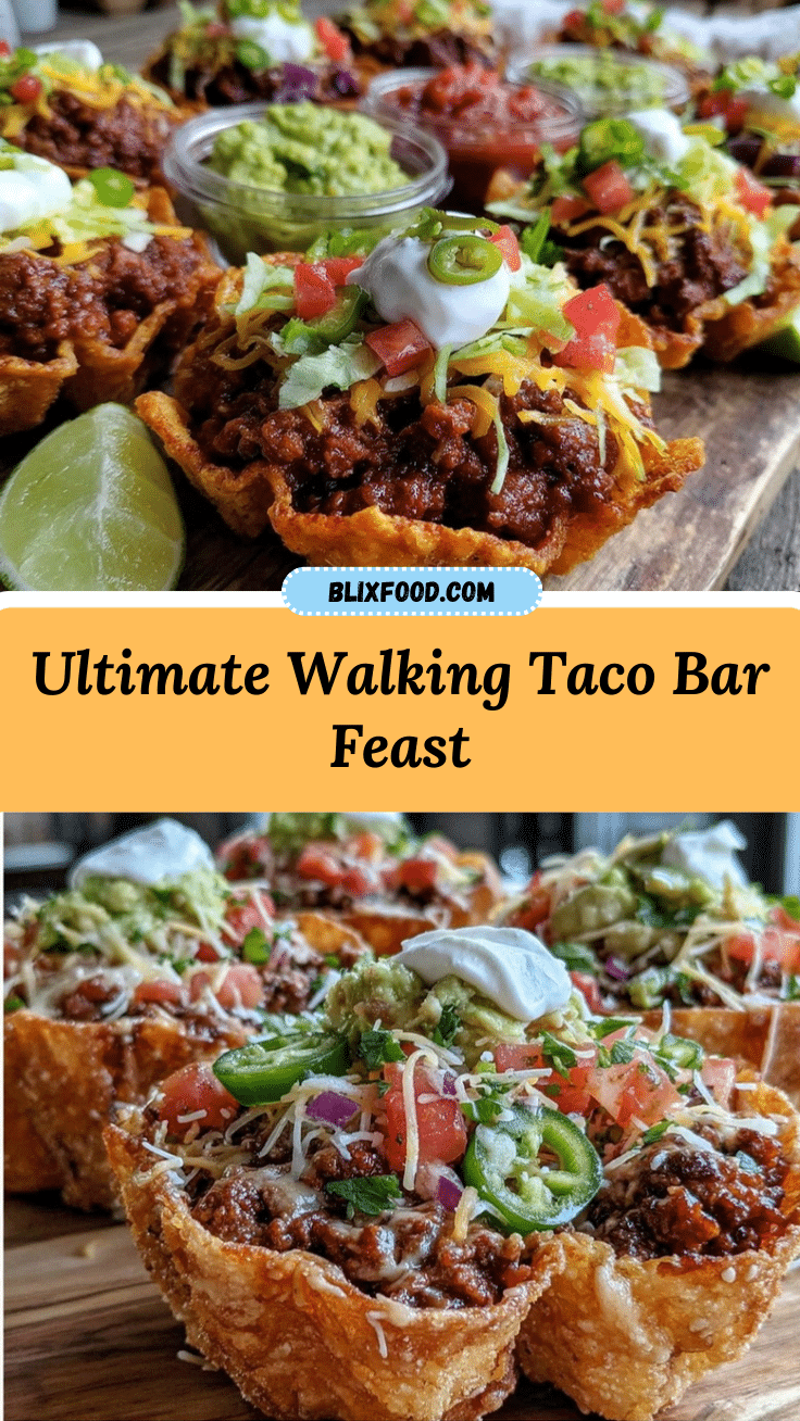 walking taco bar recipe recipe
