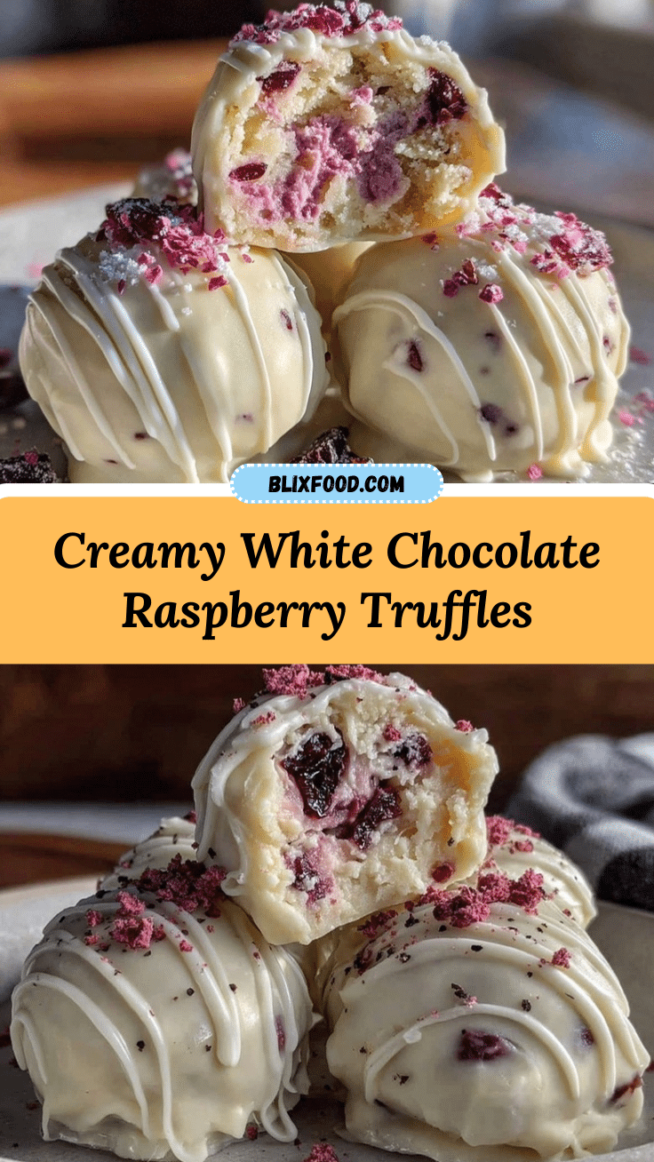 white chocolate raspberry truffles recipe