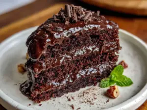 Baileys Irish Cream chocolate cake - featured image