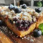 blueberry oat breakfast bars - featured image