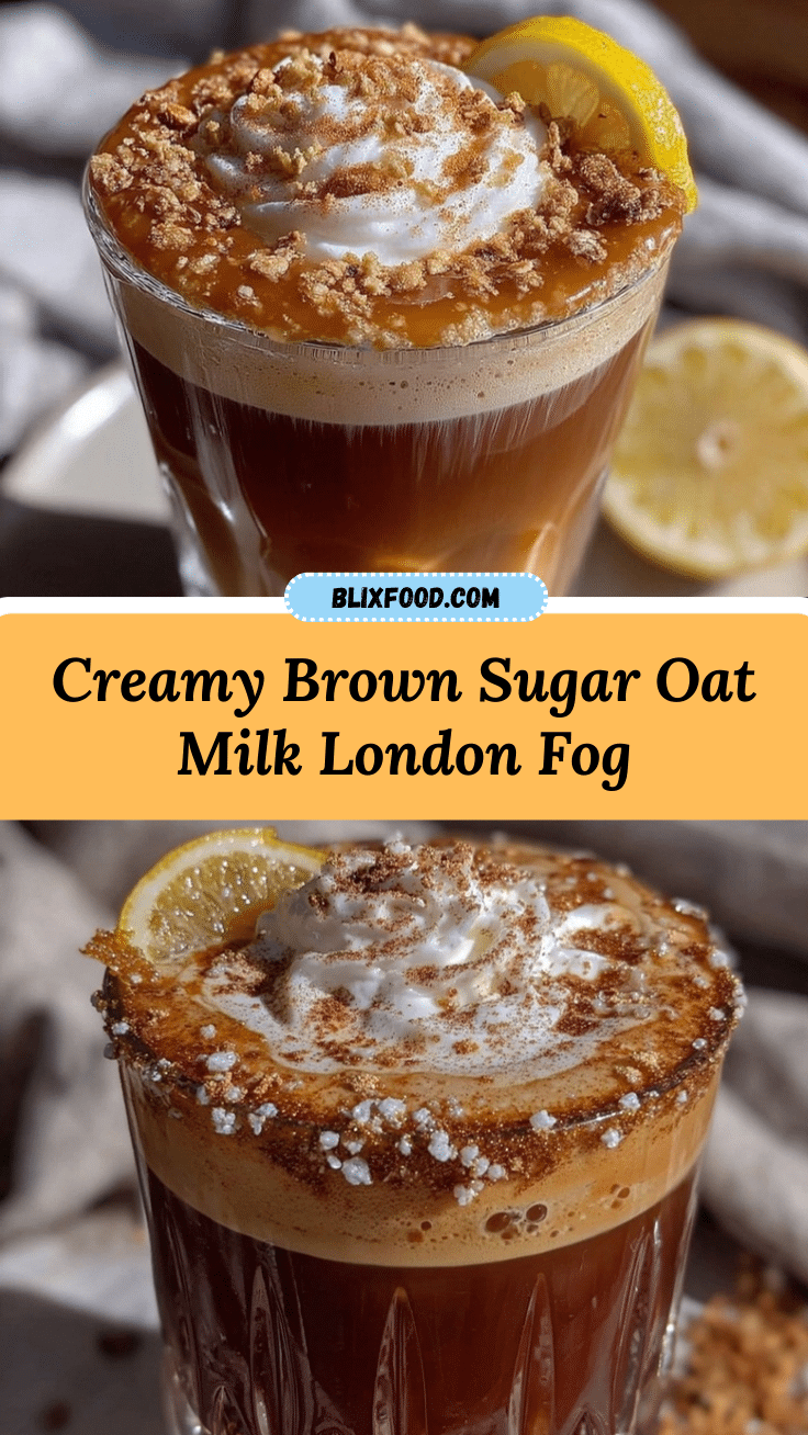 brown sugar oat milk london fog recipe