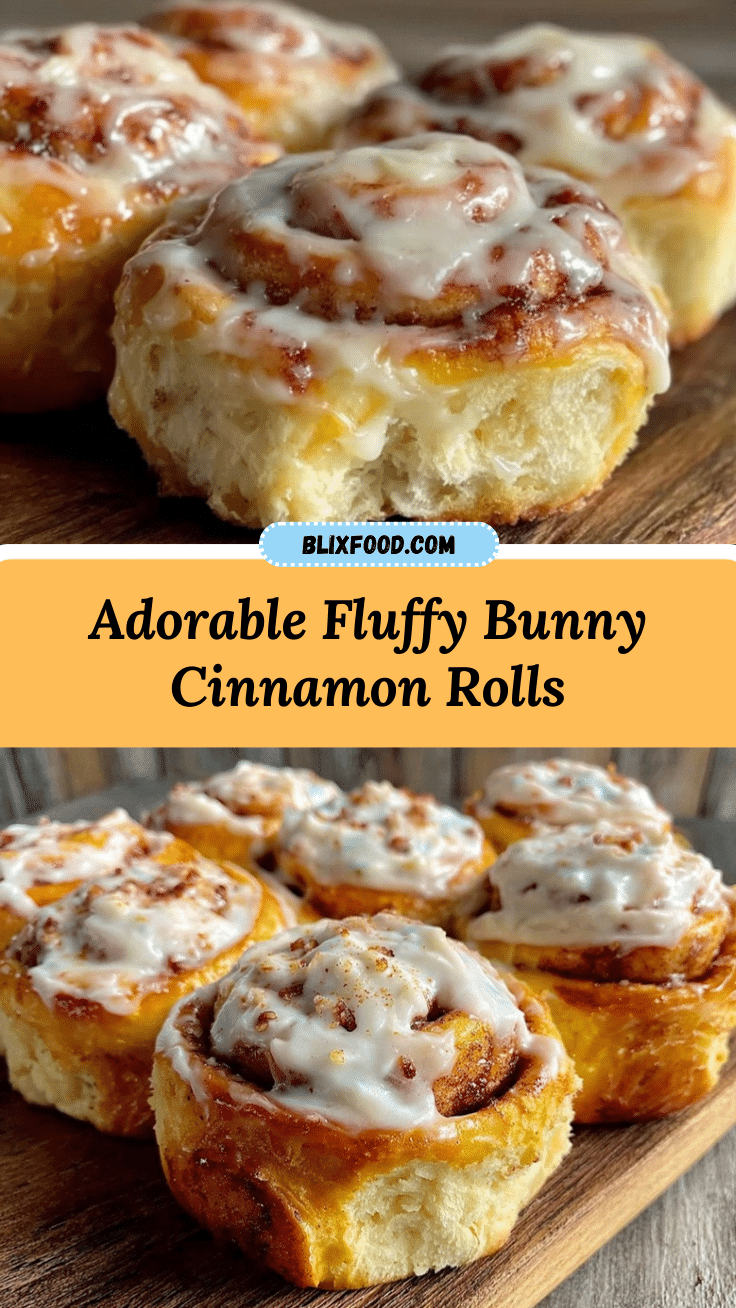 bunny-shaped cinnamon rolls recipe