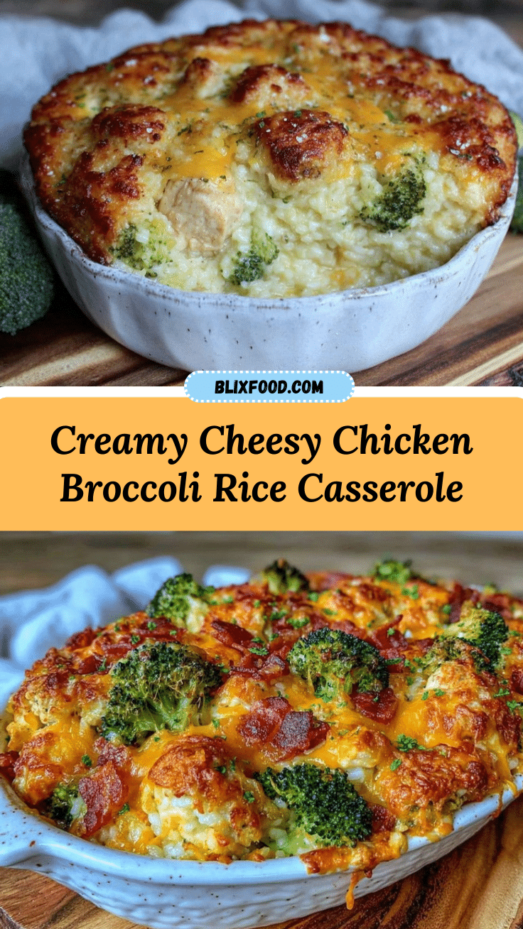 cheesy chicken broccoli rice casserole recipe