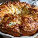 cheesy ham and croissant bake - featured image