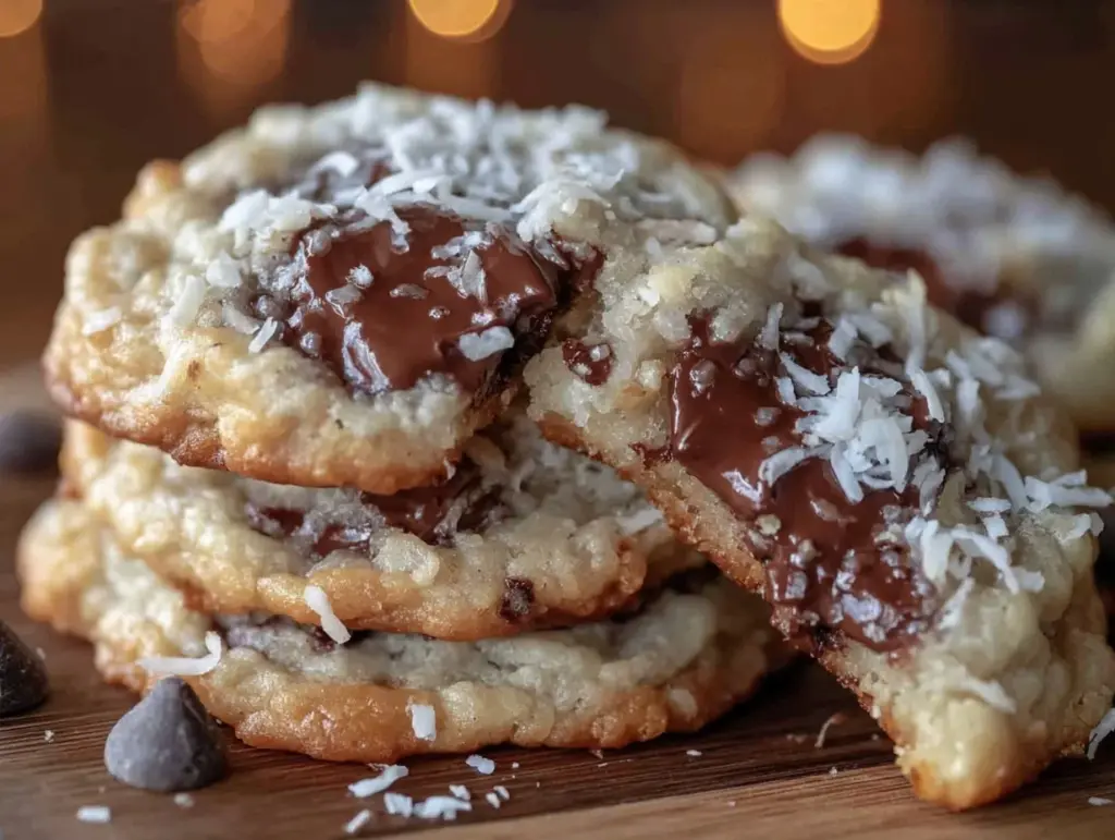 chewy cowboy cookies - featured image