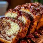 cinnamon swirl pecan bread - featured image