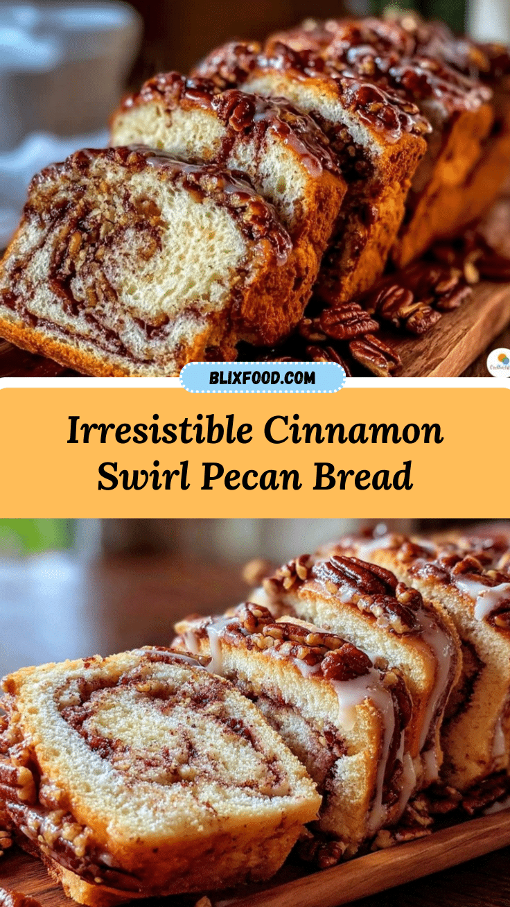 cinnamon swirl pecan bread recipe