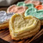 conversation heart sugar cookies - featured image