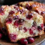 cranberry orange walnut bread - featured image