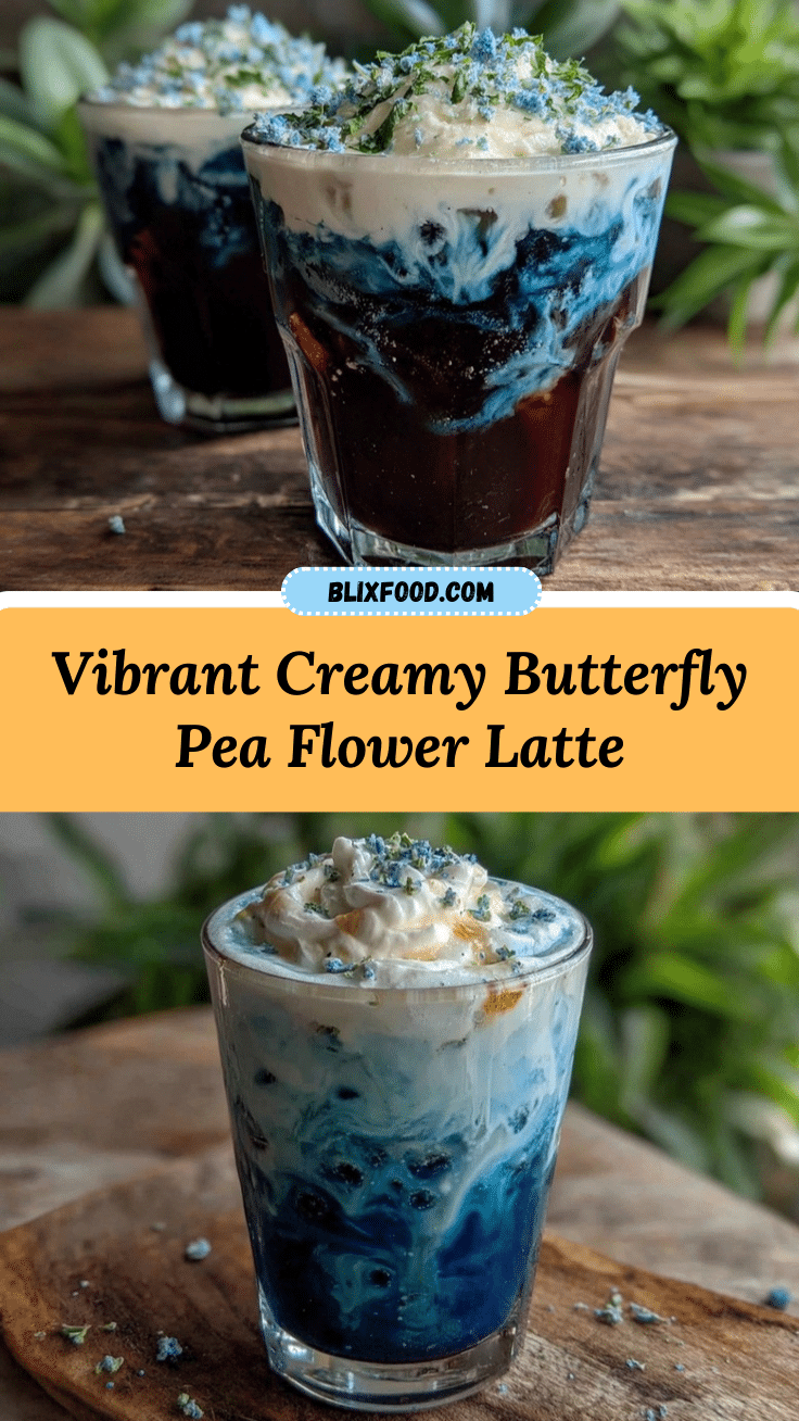creamy butterfly pea flower tea latte recipe