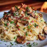 creamy cashew alfredo pasta - featured image