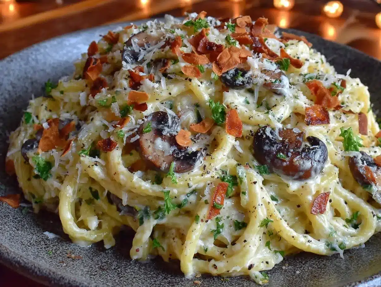 creamy cashew alfredo pasta preparation steps