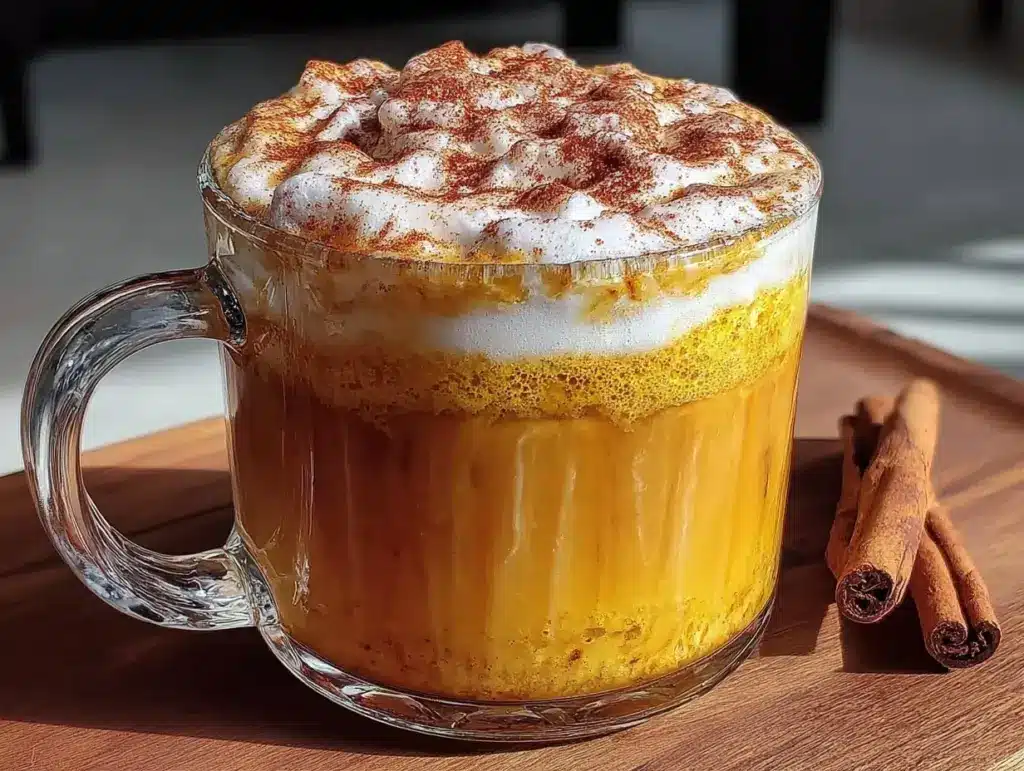 creamy cinnamon vanilla rooibos tea latte - featured image