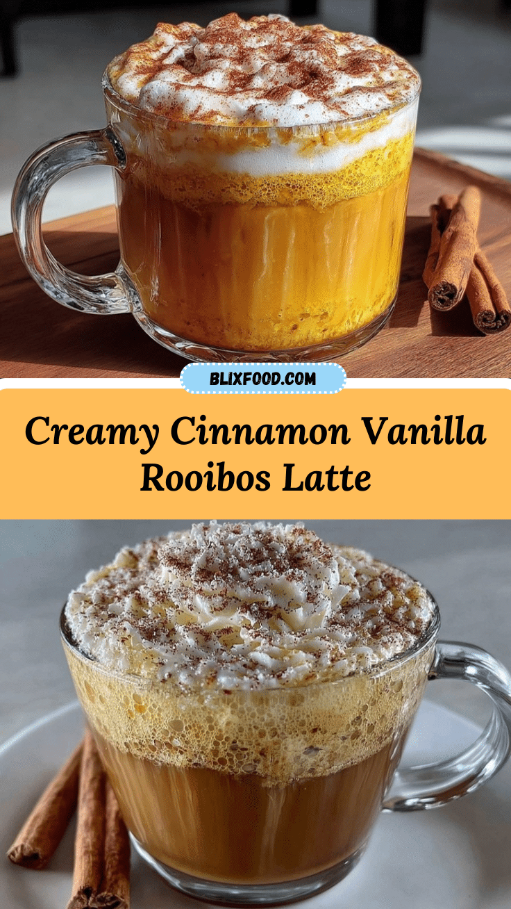 creamy cinnamon vanilla rooibos tea latte recipe