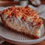 creamy coconut cream pie - featured image