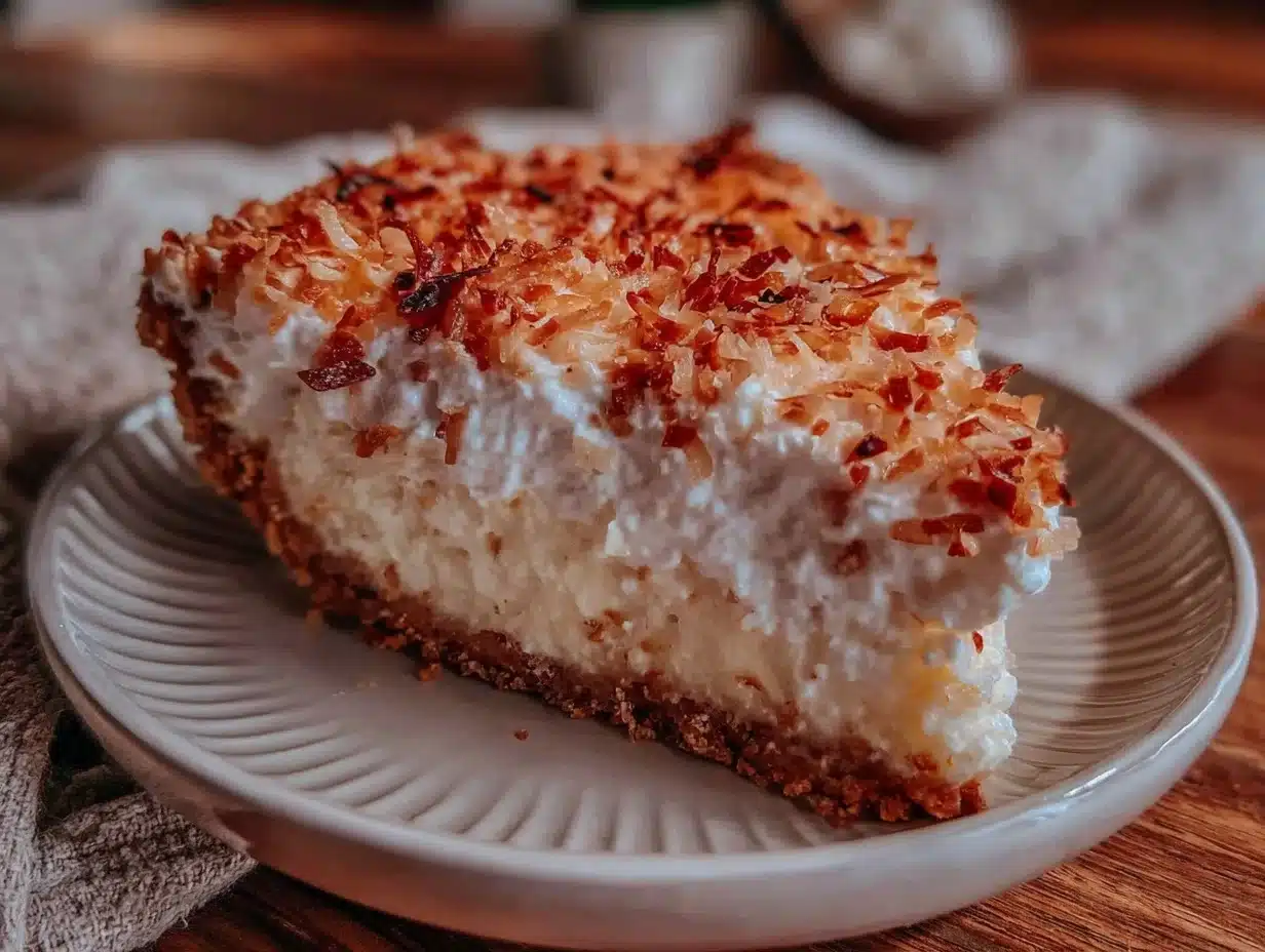 creamy coconut cream pie - featured image