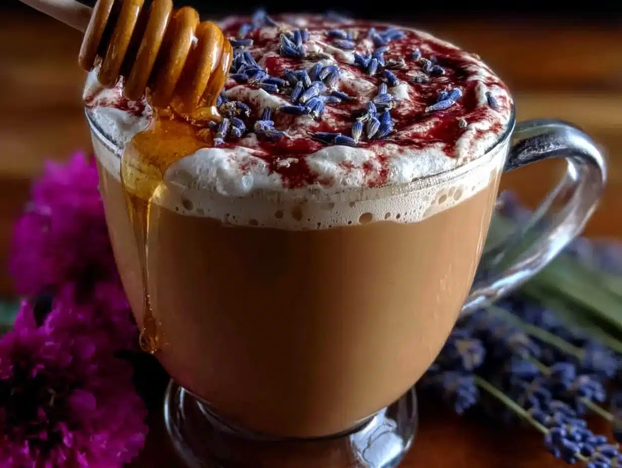 creamy earl grey lavender latte - featured image