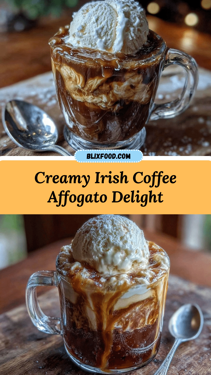 creamy irish coffee affogato recipe