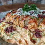 creamy marry me chicken pasta - featured image