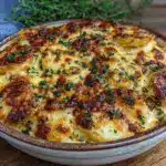 creamy scalloped potatoes recipe - featured image
