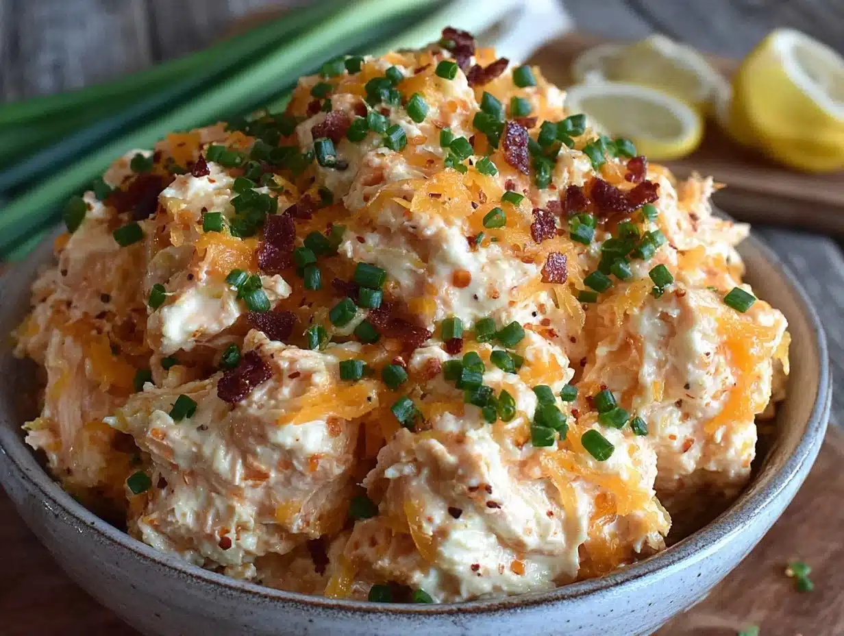 creamy slow cooker crack chicken - featured image