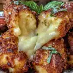 crispy air fryer mozzarella sticks - featured image