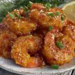 crispy bang bang shrimp appetizer - featured image