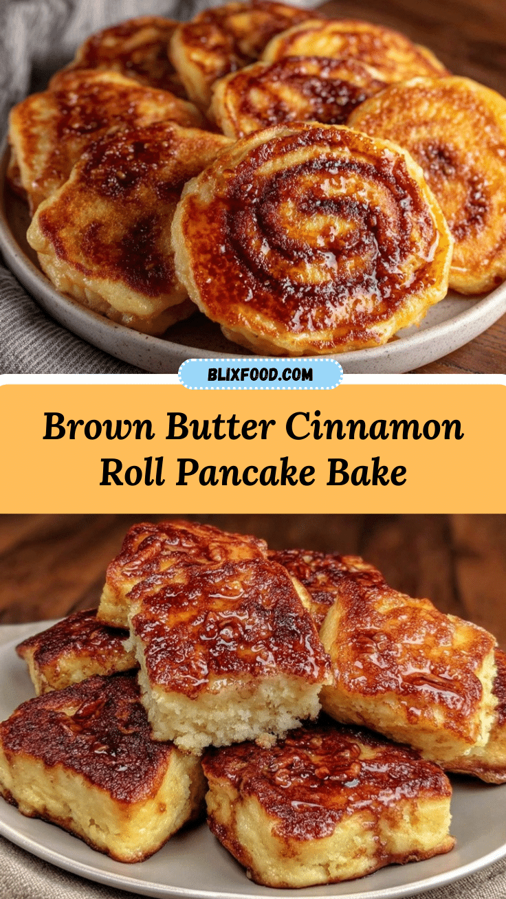 crispy brown butter cinnamon roll sheet pan pancakes recipe