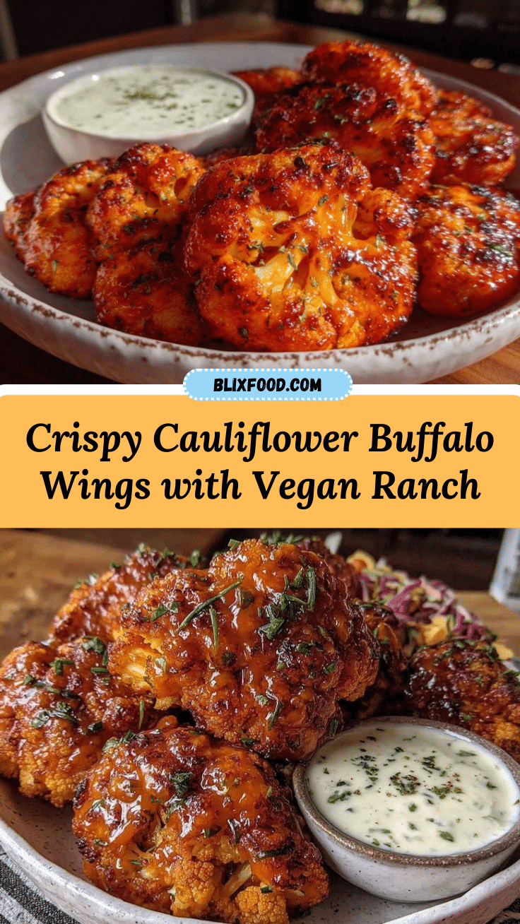 crispy cauliflower buffalo wings recipe