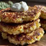 crispy colcannon potato cakes - featured image