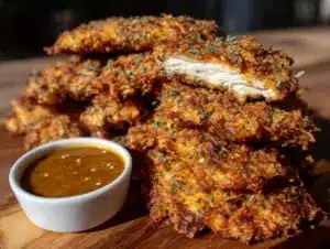 crispy fried chicken tenders - featured image