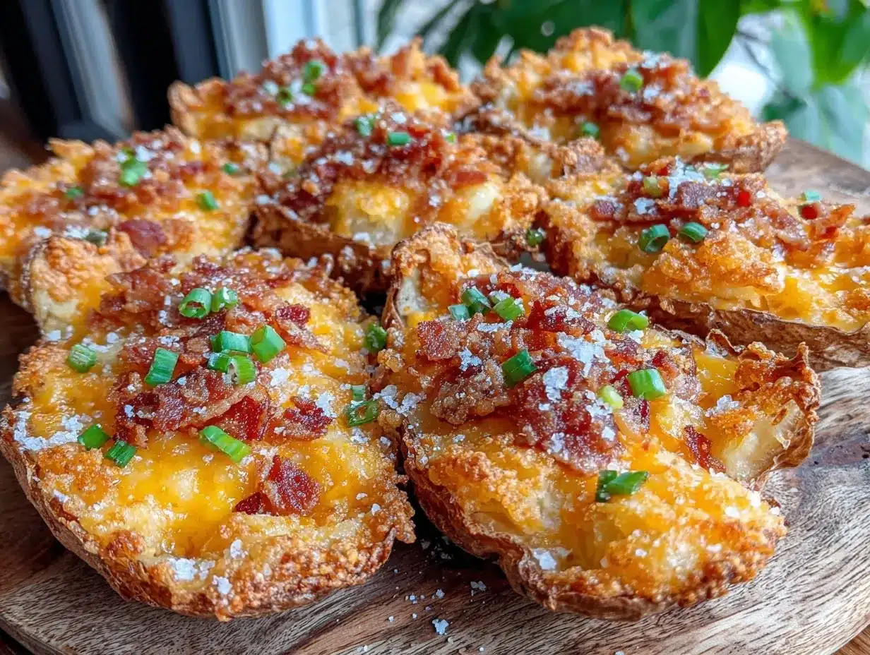 crispy loaded potato skins preparation steps
