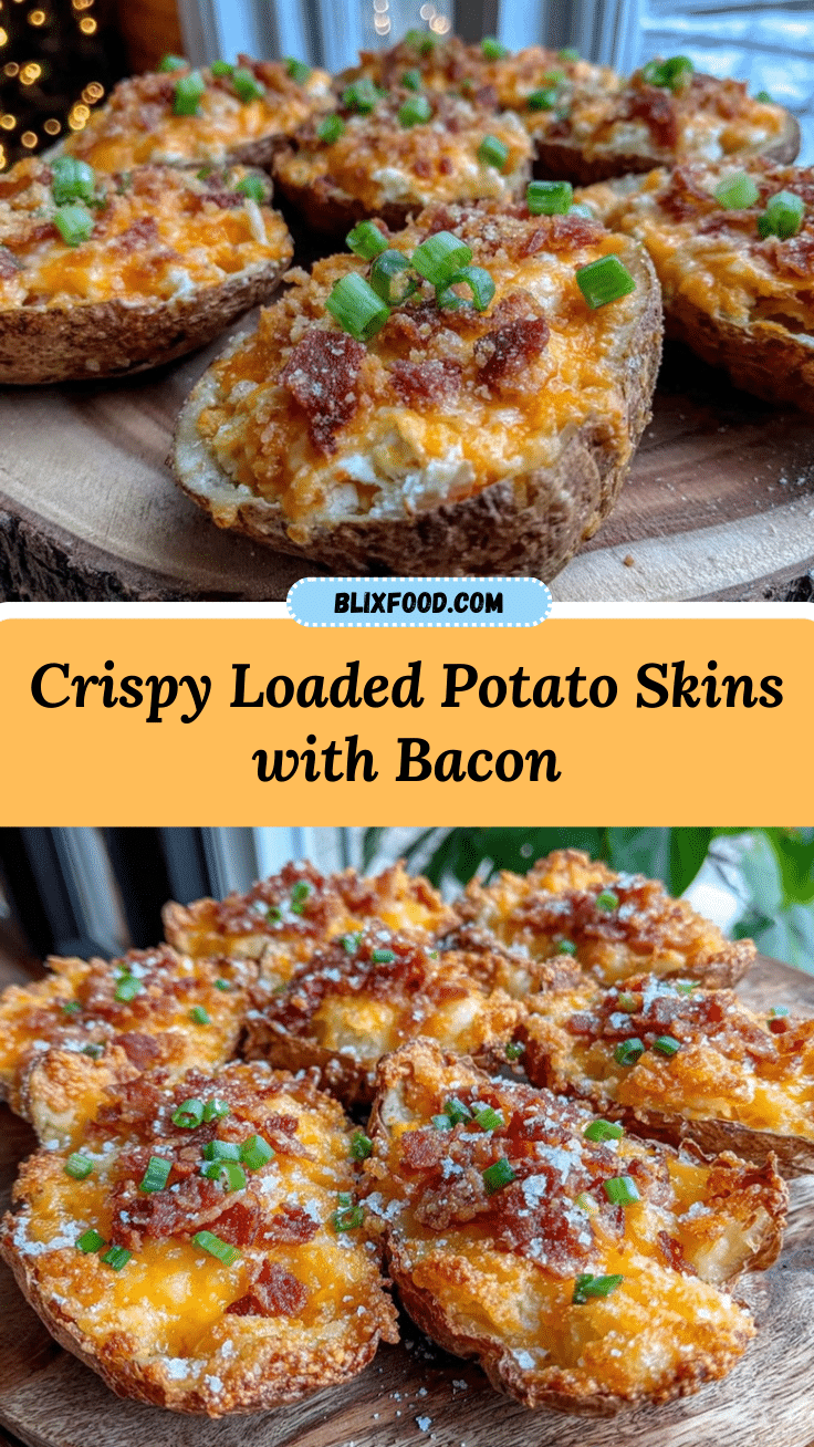 crispy loaded potato skins recipe