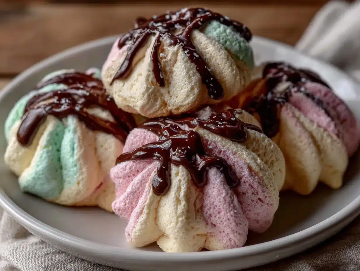crispy pastel meringue cookies preparation steps