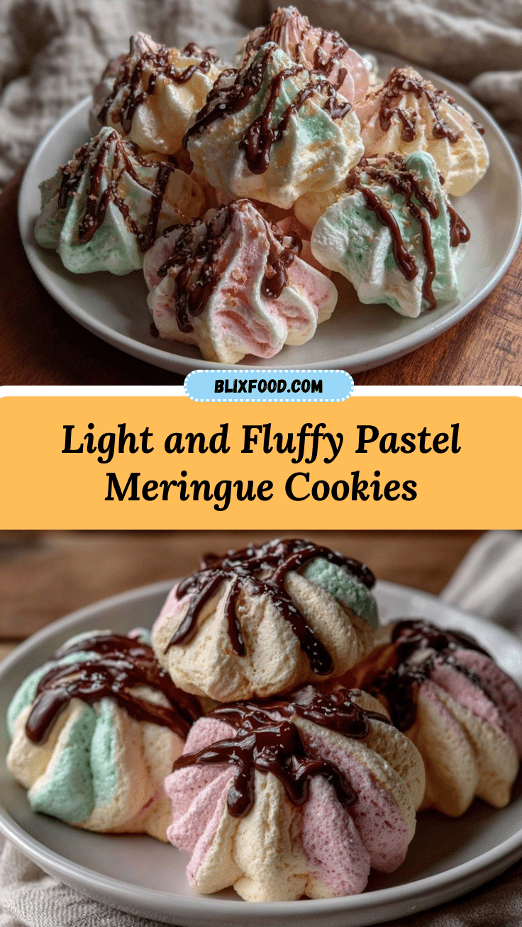 crispy pastel meringue cookies recipe