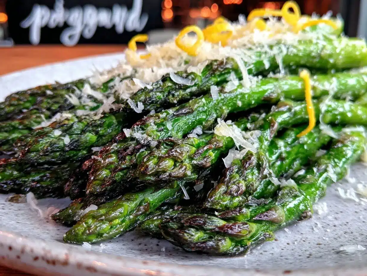 crispy roasted asparagus preparation steps