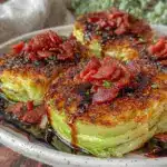 crispy roasted cabbage steaks - featured image