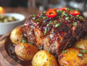 crockpot mississippi pot roast - featured image