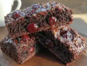 Dark Chocolate Cherry Almond Biscotti - featured image