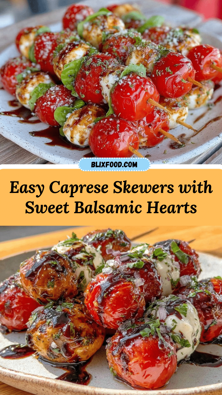 easy caprese skewers recipe