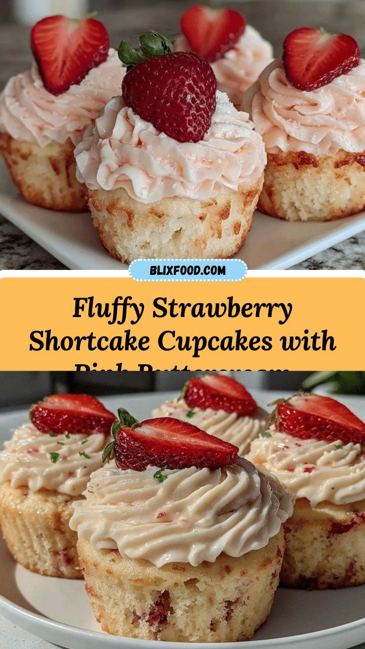 fluffy strawberry shortcake cupcakes recipe