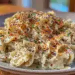 garlic butter cabbage noodles - featured image