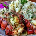 garlic butter lobster tail - featured image
