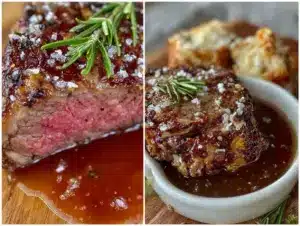 garlic rosemary prime rib - featured image