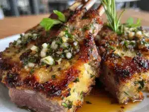 herb-crusted rack of lamb - featured image